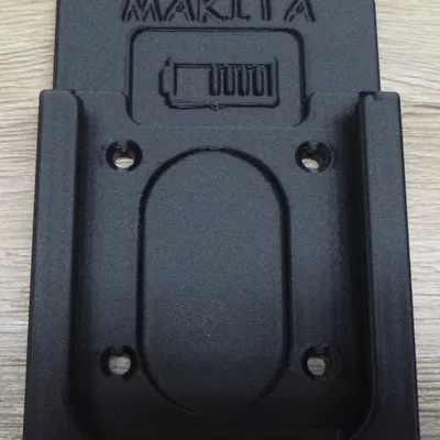 Giá treo tường cho pin Makita 18V BL - Gọn gàng, chắc chắn