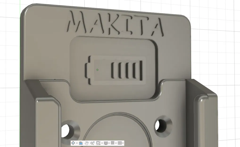 Giá treo tường cho pin Makita 18V BL - Gọn gàng, chắc chắn - Image 5