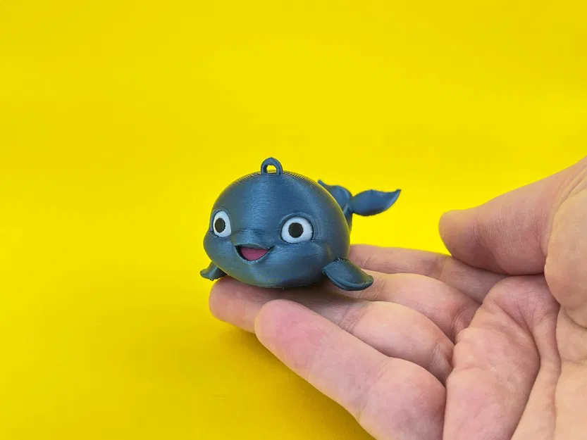 Móc khóa hình cá voi con trang trí - Image 1