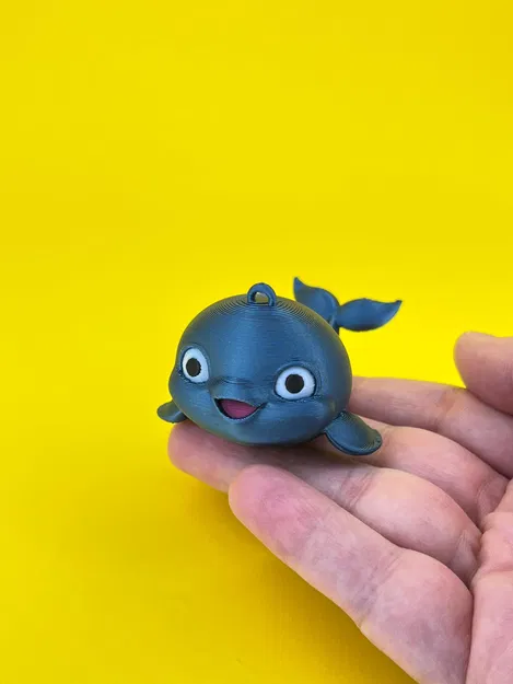 Móc khóa hình cá voi con trang trí - Image 2