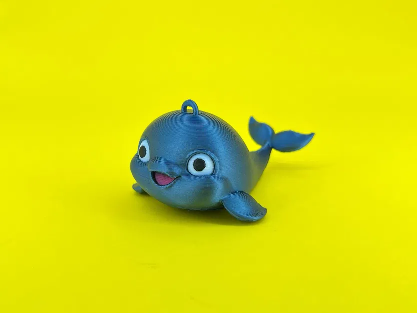 Móc khóa hình cá voi con trang trí - Image 3