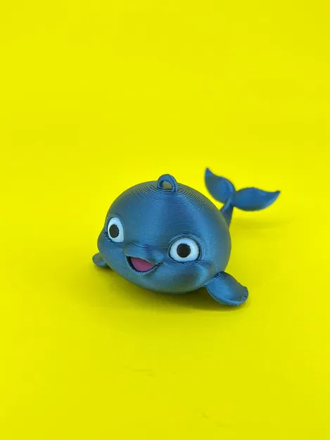 Móc khóa hình cá voi con trang trí - Image 4