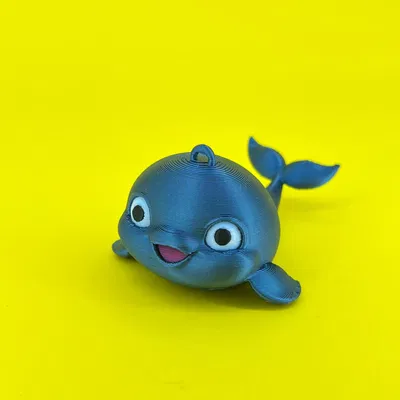 Móc khóa hình cá voi con trang trí