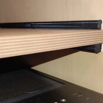 Thanh ray trượt cho kệ tủ quần áo