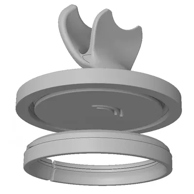 Nắp đậy hũ xà phòng TABAC kèm giá đỡ cọ cạo râu và khay để xúc xắc