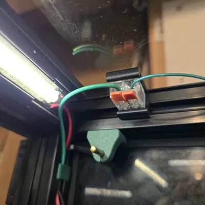 Giá đỡ Lever Nut lắp rãnh 1515 không cần dụng cụ