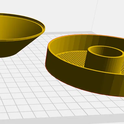 Tô đựng hạt dẻ cười 2 tầng thiết kế thông minh (Pistachio Bowl)