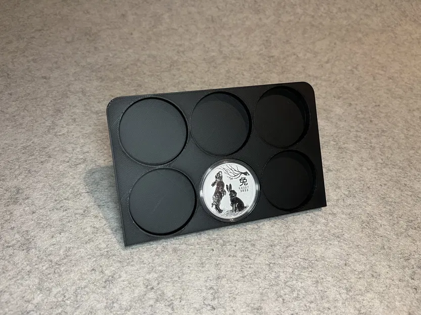 Kệ trưng bày giá đỡ cho 6 đồng xu bạc 1oz - Image 6