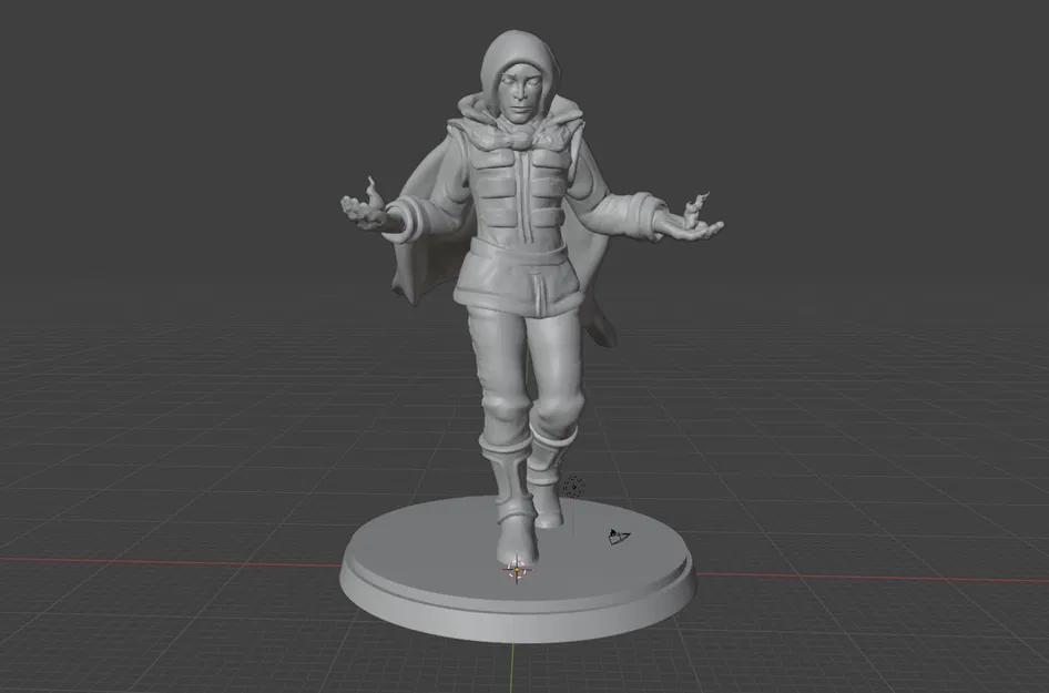 Mô hình 3D Jace Beleren nhân vật biểu tượng trong Magic: The Gathering - Image 1