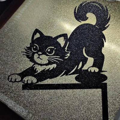 Miếng trang trí công tắc đèn – Hình chú mèo (Cat 5)