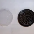 Vật mẫu (master) để đúc khuôn silicone cho họa tiết resin triskelion - Thumbnail 4