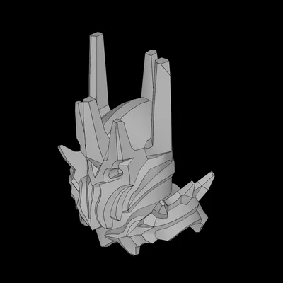 Mũ Giáp Chiến Binh Có Gai Vai Tương Thích Với Lego