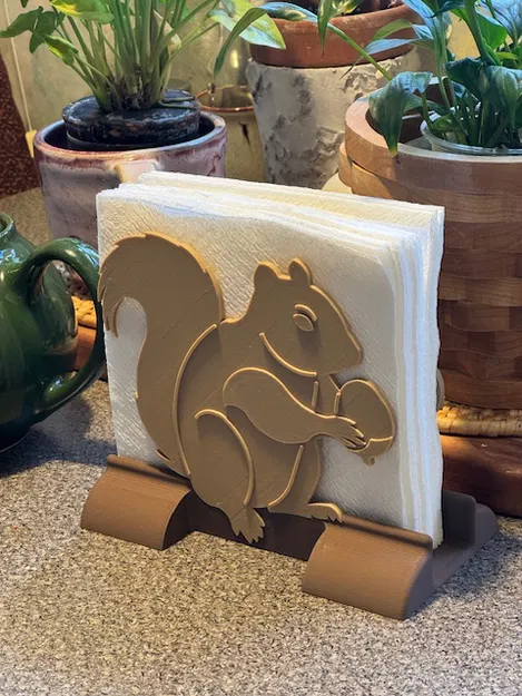 Giá Đựng Khăn Giấy Hình Chú Sóc - Image 1