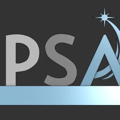 Mô hình logo IPSA in 3D trang trí đẳng cấp và sắc nét