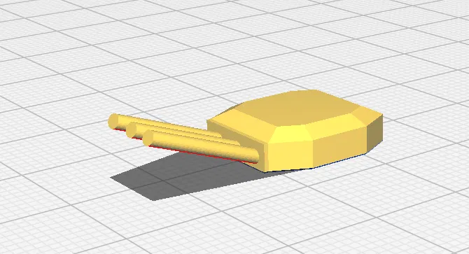 Bộ sưu tập tháp pháo 3D cho mô hình tàu chiến - Image 1