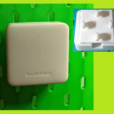 Ngàm gắn bảng Skadis cho SwitchBot Hub Mini / Matter