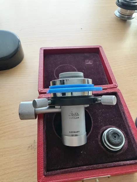 Bộ chuyển đổi Dovetail cho tụ quang kính hiển vi Leitz - Image 6
