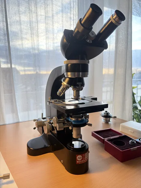 Bộ chuyển đổi Dovetail cho tụ quang kính hiển vi Leitz - Image 8