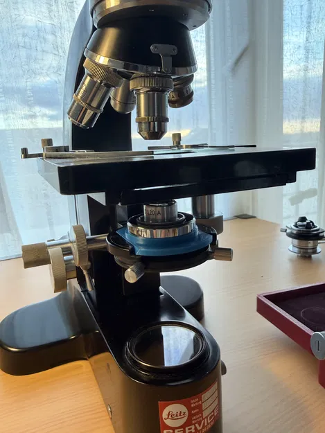 Bộ chuyển đổi Dovetail cho tụ quang kính hiển vi Leitz - Image 9