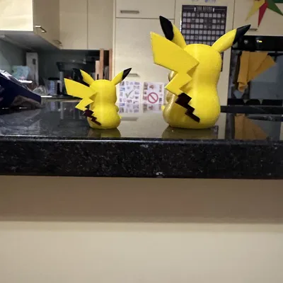 Mô hình 3D Pikachu Happy Easter trang trí và đựng kẹo cực xinh