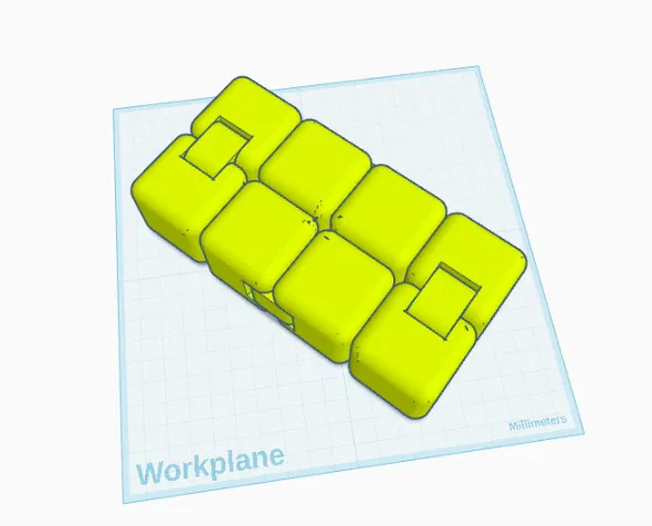 Mô hình đồ chơi Infinity Cube kích thước lớn in 3D giải trí - Image 1