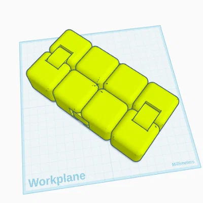 Mô hình đồ chơi Infinity Cube kích thước lớn in 3D giải trí