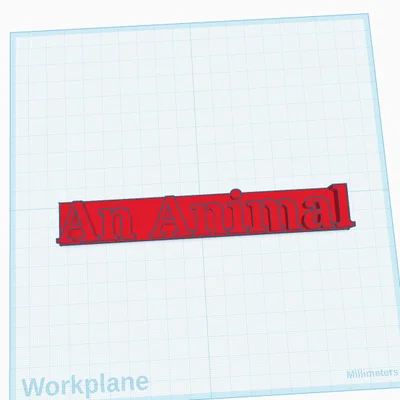 Mô hình 3D chữ An Animal hài hước - Giải pháp troll bạn bè cực vui