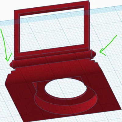 Ngàm chuyển ống kính và khung ngắm thay thế cho Digital Harinezumi