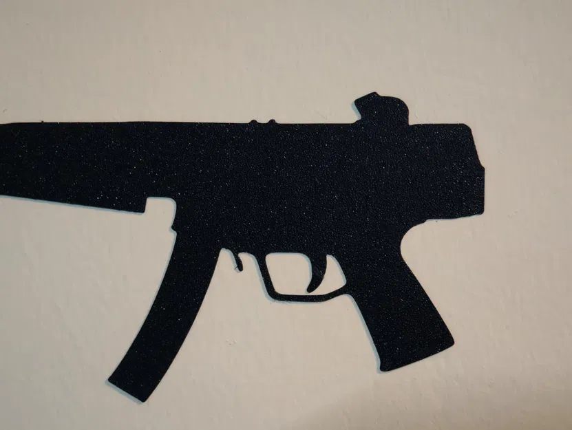 Mô hình MP5 9mm không báng súng (Dạng bóng 2D) - Image 3