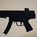 Mô hình MP5 9mm không báng súng (Dạng bóng 2D) - Thumbnail 3
