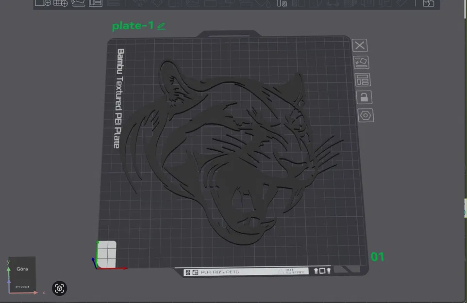 Mô hình đầu báo Puma trang trí tường độc đáo in 3D - Image 2