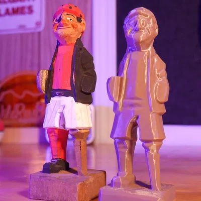 Tượng Thủy Thủ Bằng Gỗ (Bản Sao Quét 3D)