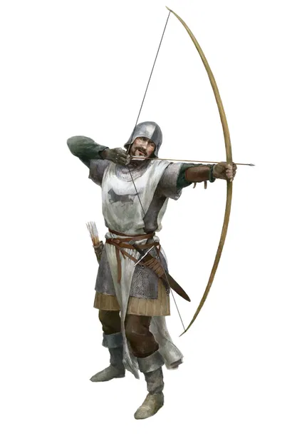 Mô hình cung thủ giáp sắt Armored Longbowman in 3D chi tiết - Image 2