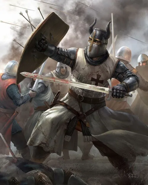 Mô hình hiệp sĩ Crusader's Last Stand cực chi tiết cho dân sưu tầm - Image 2