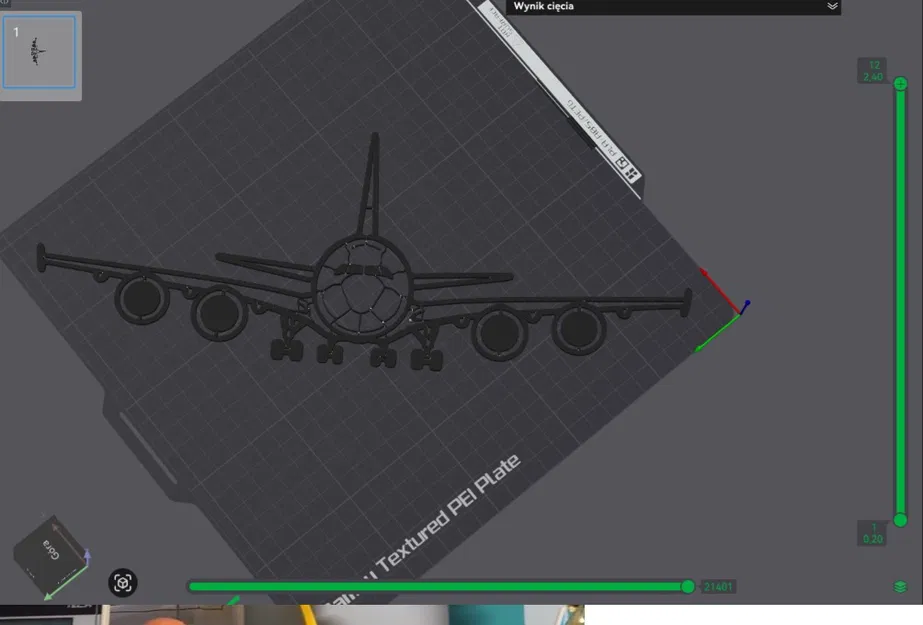 Mô hình trang trí treo tường Airbus A380 tinh tế bằng in 3D - Image 2