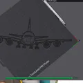 Mô hình trang trí treo tường Airbus A380 tinh tế bằng in 3D - Thumbnail 2