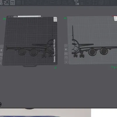 Mô hình trang trí treo tường Airbus A380 tinh tế bằng in 3D