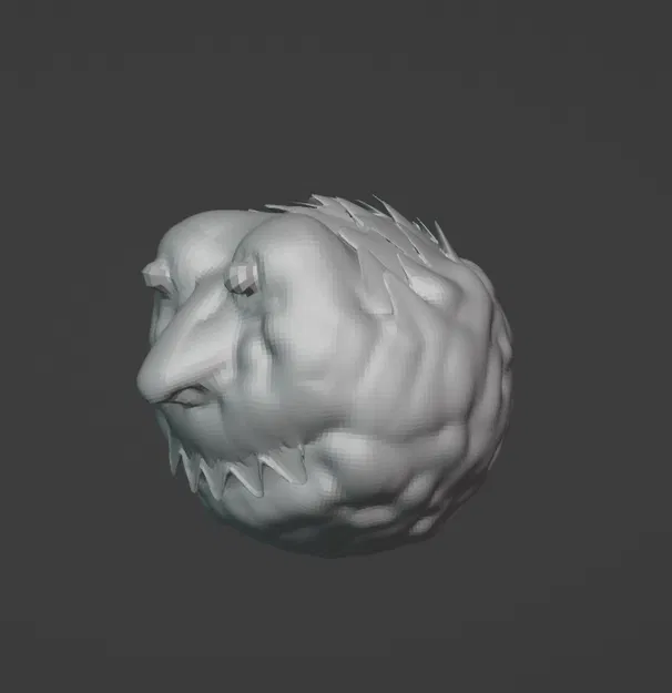Mô hình Print in Place khuôn mặt đá xấu xí (Ugly Stoneface) - Image 2