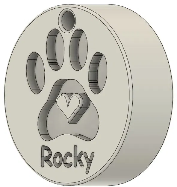 Thẻ tên định danh cho chó (Hunde Identifikation Marke) - Image 3