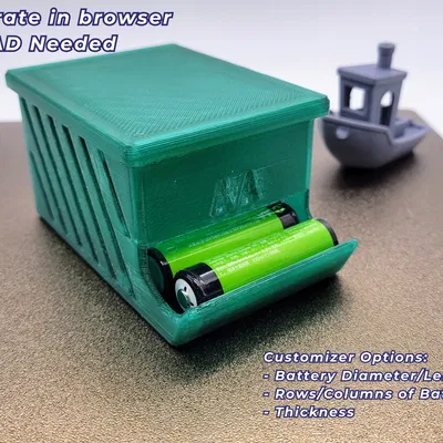 Battery Dispenser Generator - Bộ chứa pin tùy chỉnh theo trọng lực