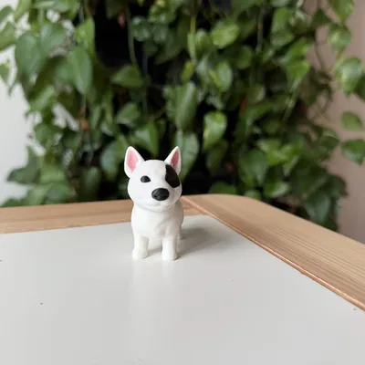 Mô hình 3D thực tế chó English Bull Terrier