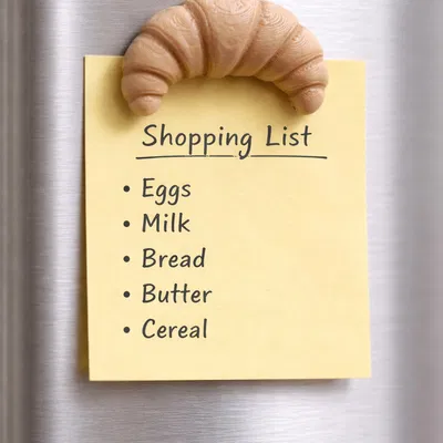 Nam châm tủ lạnh hình bánh sừng bò (Croissant)