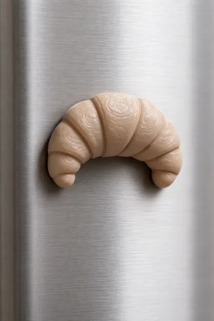 Nam châm tủ lạnh hình bánh sừng bò (Croissant) - Image 3