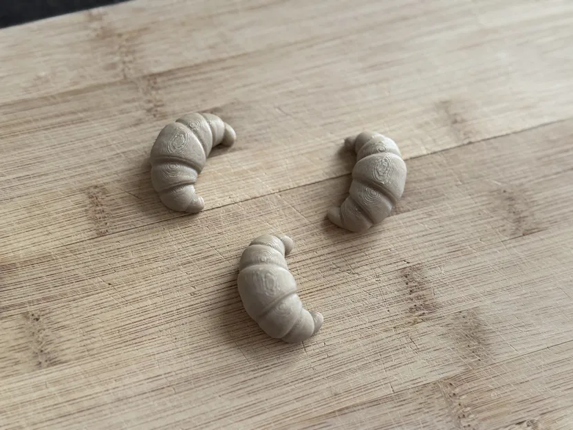 Nam châm tủ lạnh hình bánh sừng bò (Croissant) - Image 4