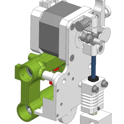 Đế đầu in 3D cho MicroSwiss Extruder - Phiên bản tùy chỉnh hiệu quả