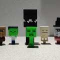 Bộ sưu tập mô hình 3D nhân vật Minecraft đầu to cực dễ thương - Thumbnail 1
