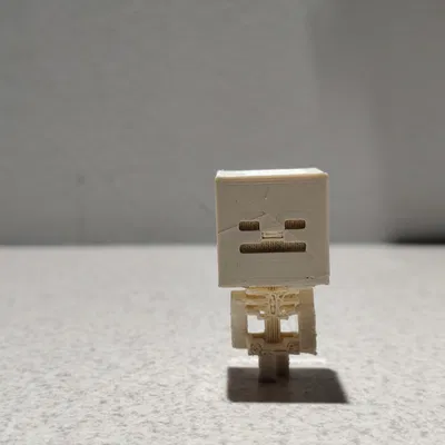 Bộ sưu tập mô hình 3D nhân vật Minecraft đầu to cực dễ thương