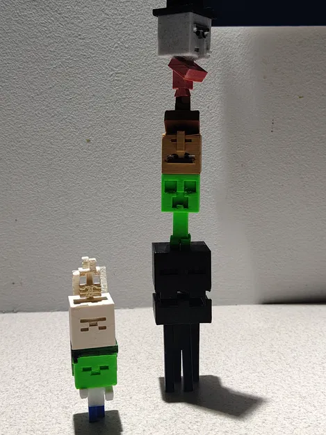 Bộ sưu tập mô hình 3D nhân vật Minecraft đầu to cực dễ thương - Image 8