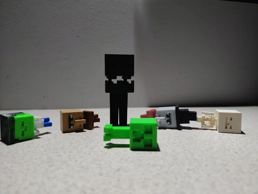Bộ sưu tập mô hình 3D nhân vật Minecraft đầu to cực dễ thương - Image 10