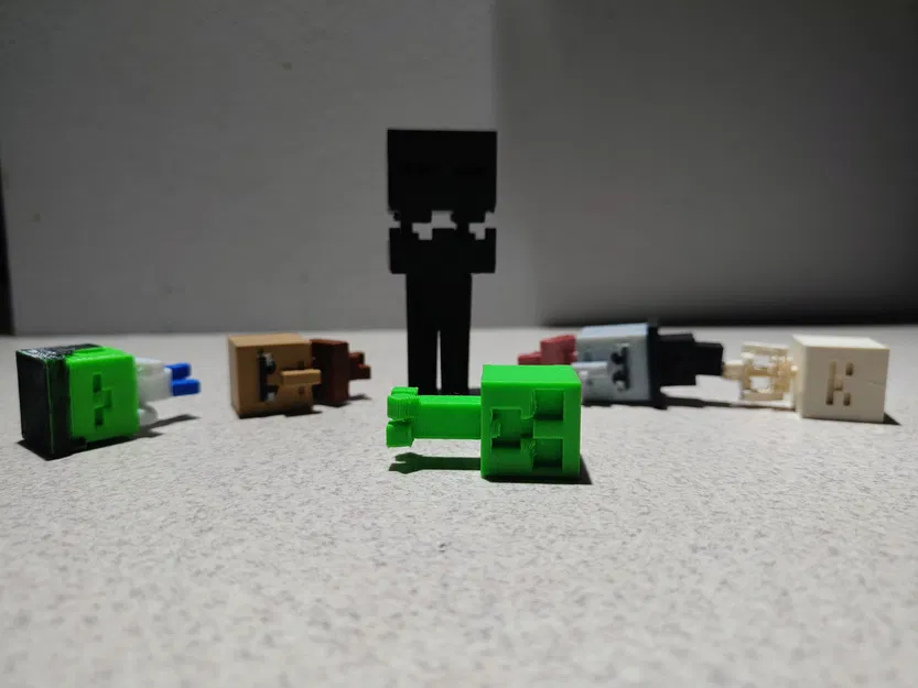 Bộ sưu tập mô hình 3D nhân vật Minecraft đầu to cực dễ thương - Image 11